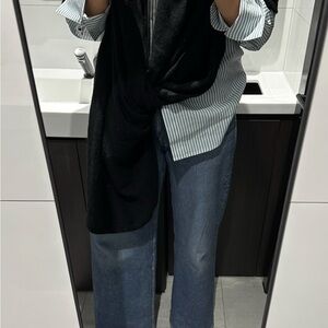 rag & bone Blue Flare & Wide Leg Jeans